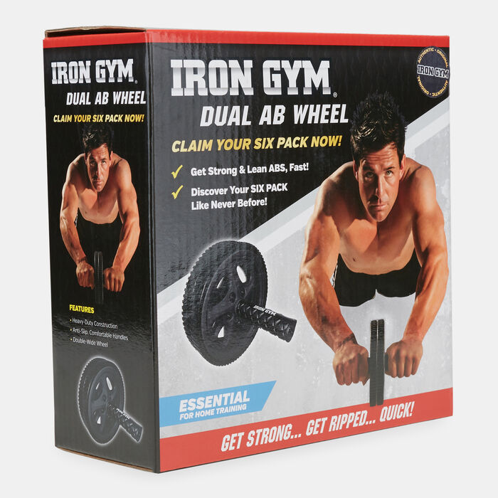 Iron Gym Dual Ab Wheel Multi-Color Iron Gym Dual Ab Wheel Multi-Color image number 0