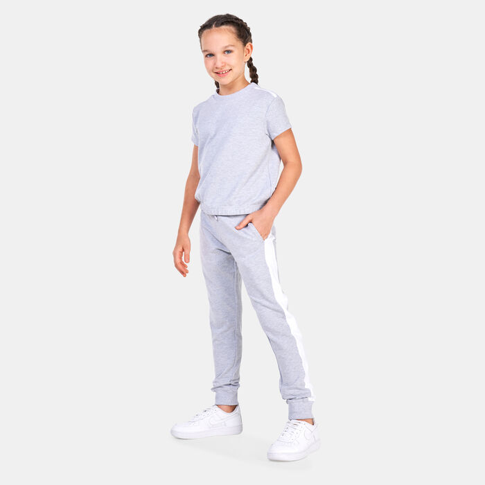Sun and Sand Sports Kids' T-Shirt and Sweatpants Set Grey Sun and Sand Sports Kids' T-Shirt and Sweatpants Set Grey image number 0