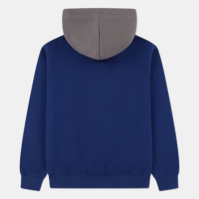 Nike Kids' Brooklyn Fleece Hoodie Blue image number 1