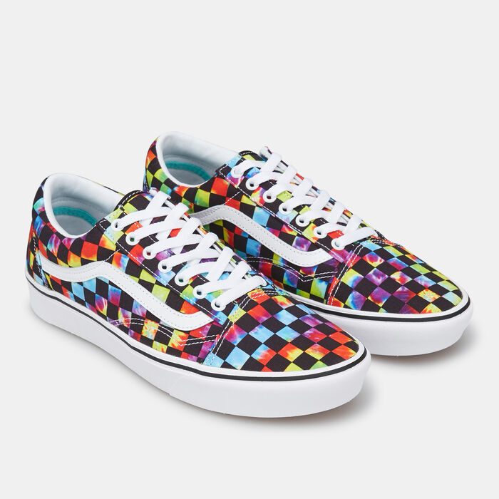 Vans tie dye checker comfycush old skool