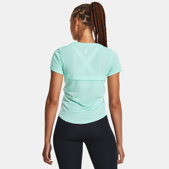 Under Armour Women's Streaker T-Shirt Blue Under Armour Women's Streaker T-Shirt Blue image number 1
