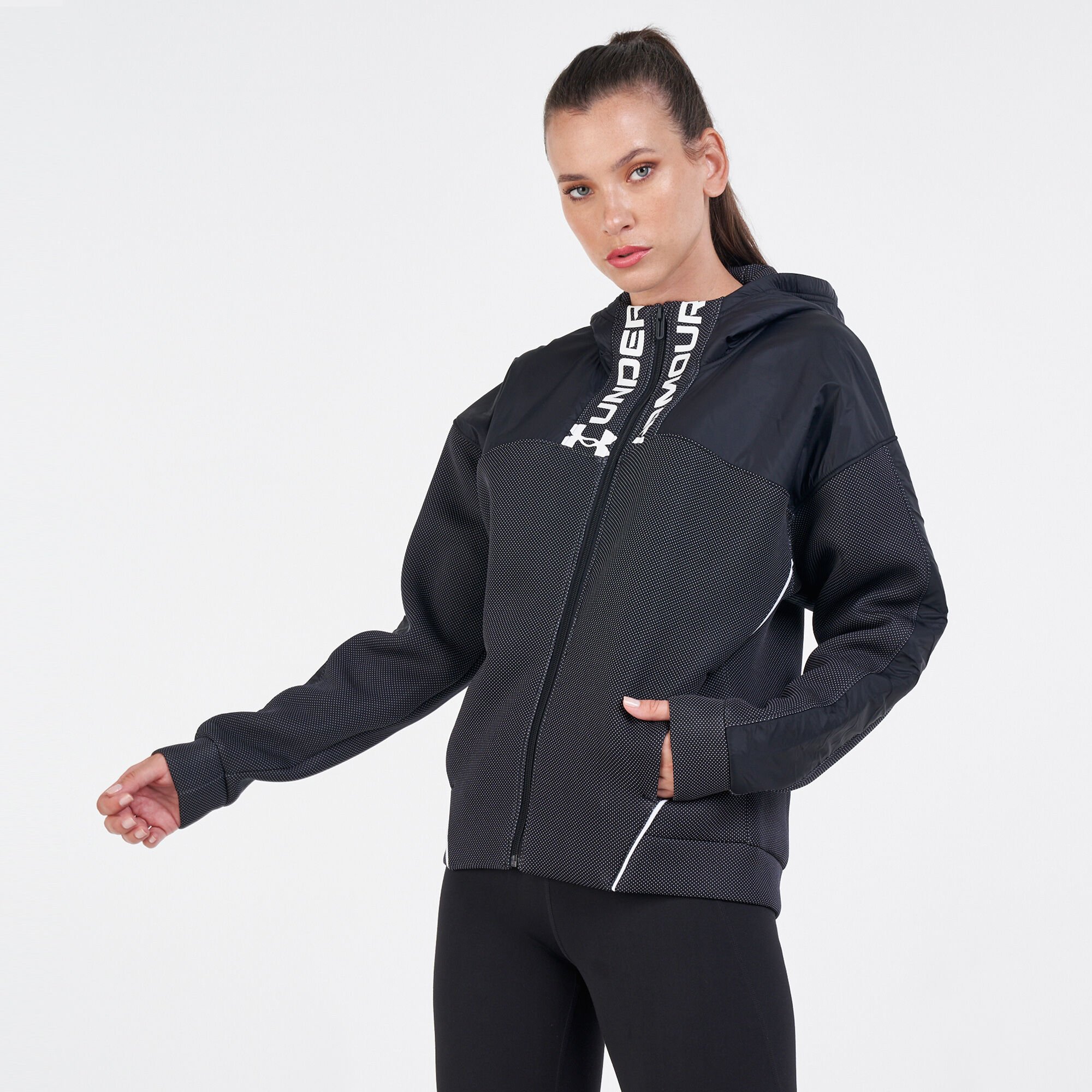 Under armour move best sale full zip hoodie