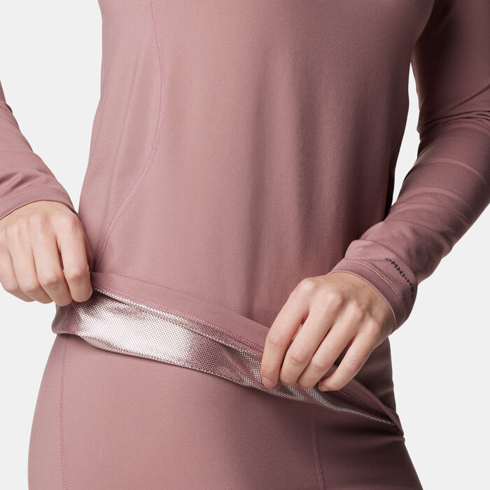 Columbia Women's Midweight Stretch Baselayer Long Sleeve Top Purple image number 3