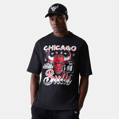 New Era Men's NBA Chicago Bulls Graphic T-Shirt Black