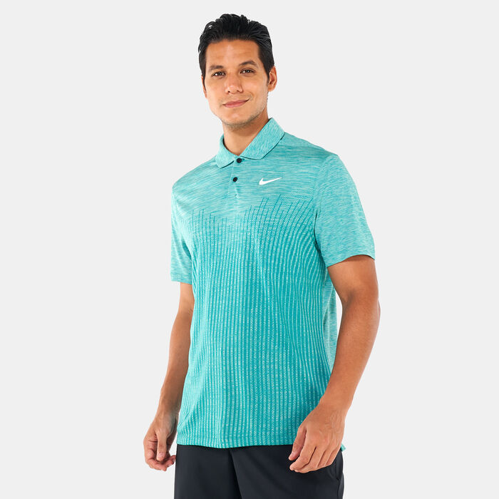 Nike Men's Dri-FIT ADV Vapor Engineered Jacquard Polo Shirt Green Nike Men's Dri-FIT ADV Vapor Engineered Jacquard Polo Shirt Green image number 0