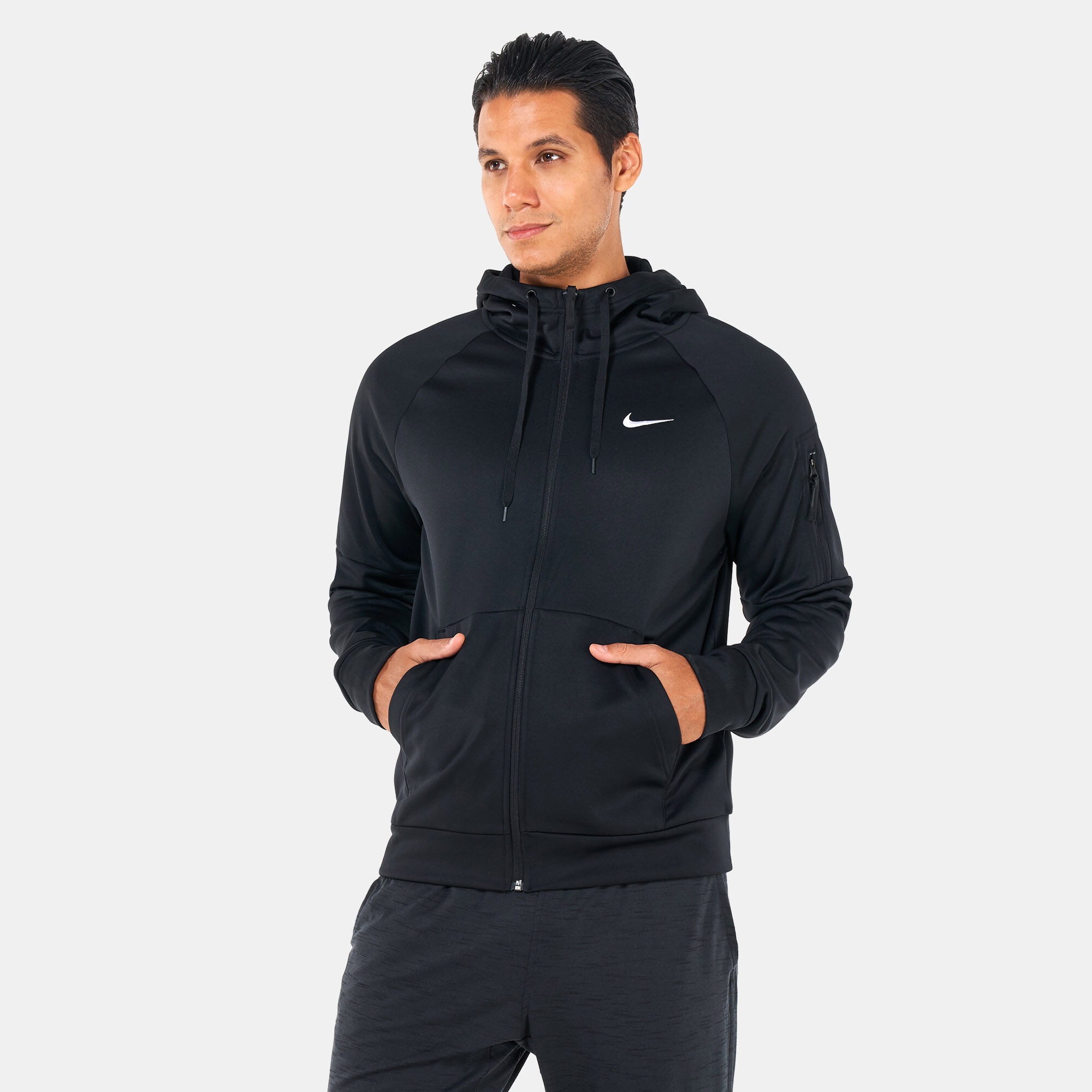 Buy Nike Men s Therma FIT Full Zip Hoodie Black in KSA SSS