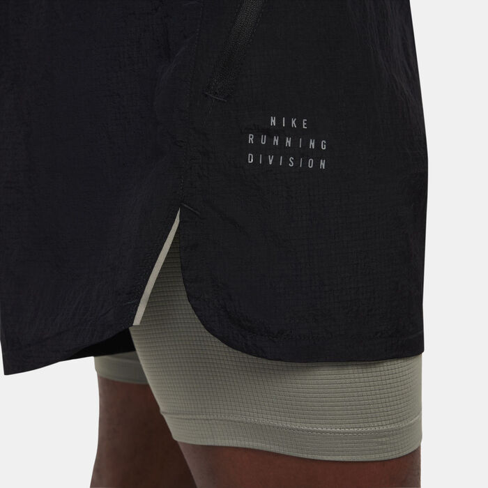 Nike Men's Dri-FIT 2-in-1 Running Shorts Black image number 5
