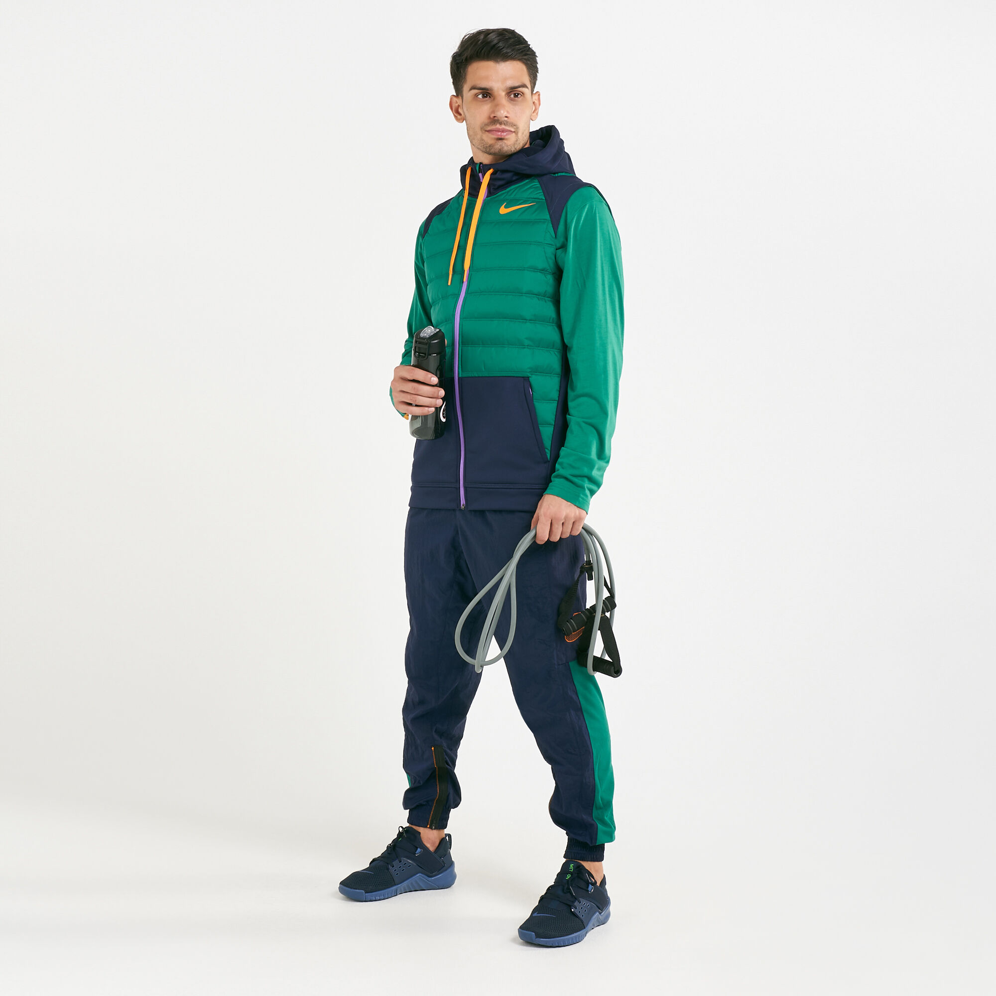 Nike men's therma winterized full zip vest top