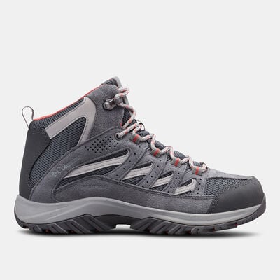 Columbia Women's Crestwood Mid Waterproof Hiking Boots Grey Columbia Women's Crestwood Mid Waterproof Hiking Boots Grey