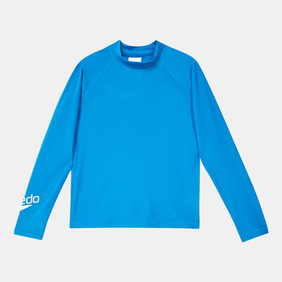 Speedo Kids' Long Sleeve Rashguard Multi-Color Speedo Kids' Long Sleeve Rashguard Multi-Color