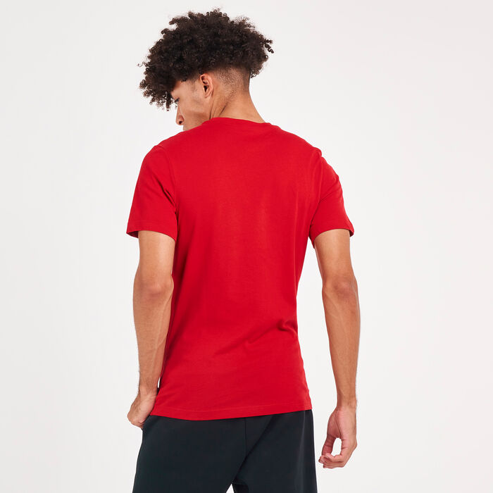 Jordan Men's Dri-FIT Jumpman T-Shirt Red image number 1
