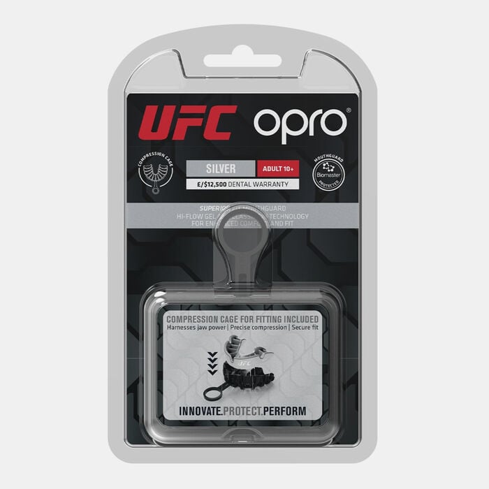 OPRO Self-Fit UFC Silver-Level MMA Mouth Guard White OPRO Self-Fit UFC Silver-Level MMA Mouth Guard White image number 1