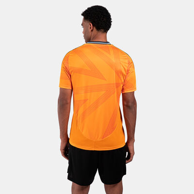 adidas Men's Real Madrid 24/25 Away Replica Football Jersey Orange adidas Men's Real Madrid 24/25 Away Replica Football Jersey Orange