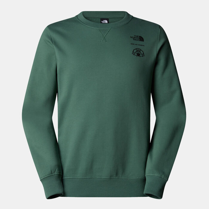 The North Face Men’s Outdoor Graphic Sweatshirt Green image number 0