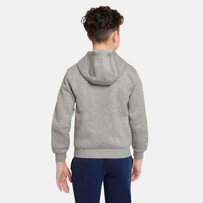 Nike Kids' Sportswear Club Fleece Hoodie Grey image number 1