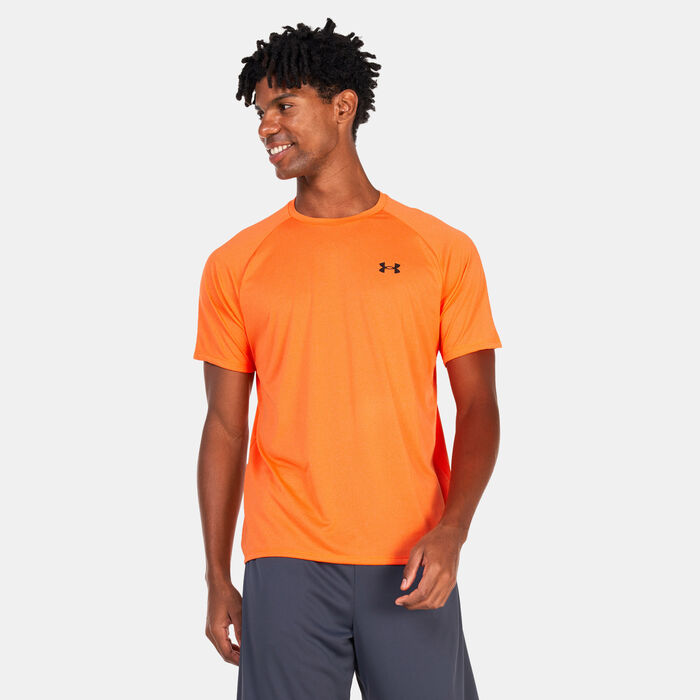 Under Armour Men's UA Tech™ 2.0 Training T-Shirt Orange Under Armour Men's UA Tech™ 2.0 Training T-Shirt Orange image number 0