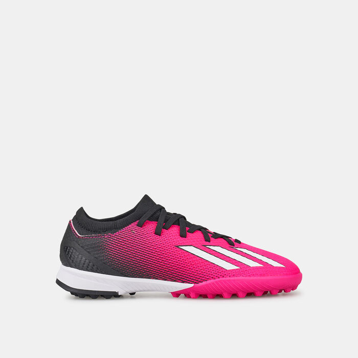 adidas Kids' X Speedportal.3 Turf Ground Football Shoe Pink adidas Kids' X Speedportal.3 Turf Ground Football Shoe Pink image number 0