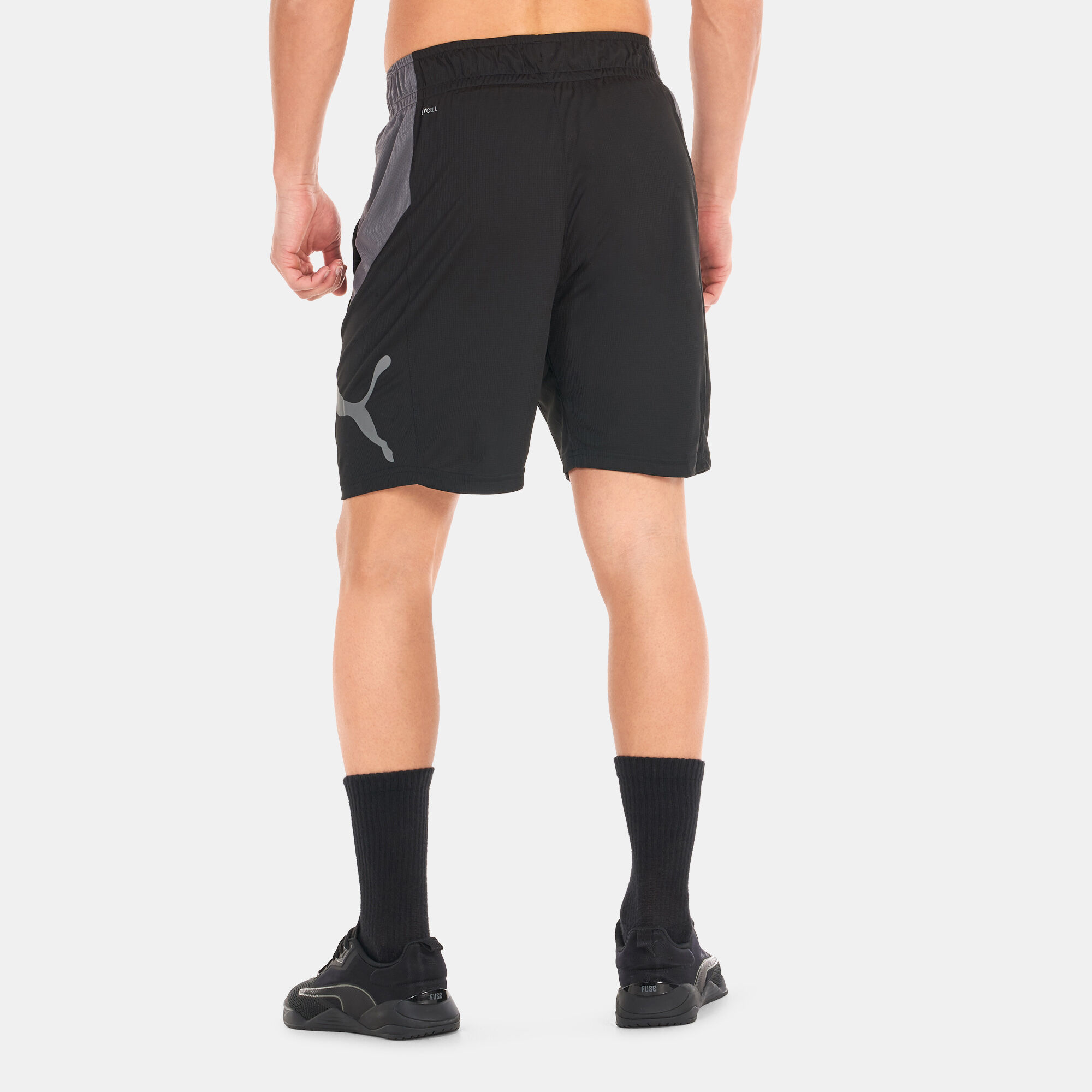 Buy PUMA Men s Train Favourite Cat Knit 8 Inch Shorts Black in KSA