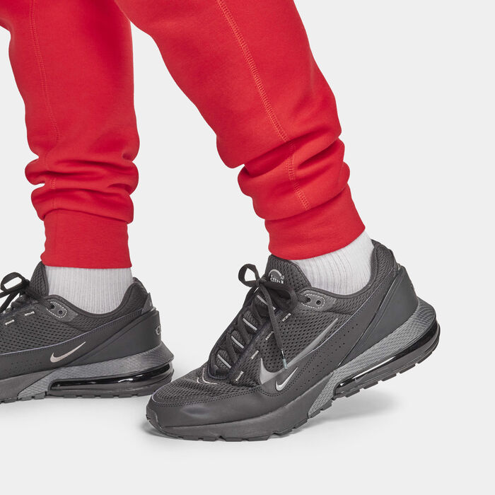 Nike Men's Sportswear Tech Fleece Joggers Red Nike Men's Sportswear Tech Fleece Joggers Red image number 6