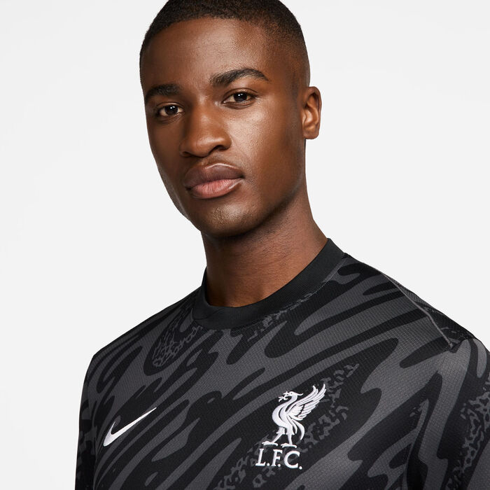 Nike Men's Liverpool 24/25 Goalkeeper Replica Football Jersey Black Nike Men's Liverpool 24/25 Goalkeeper Replica Football Jersey Black image number 3