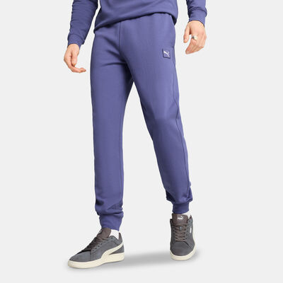 PUMA Men's Essentials Elevated Sweatpants Purple