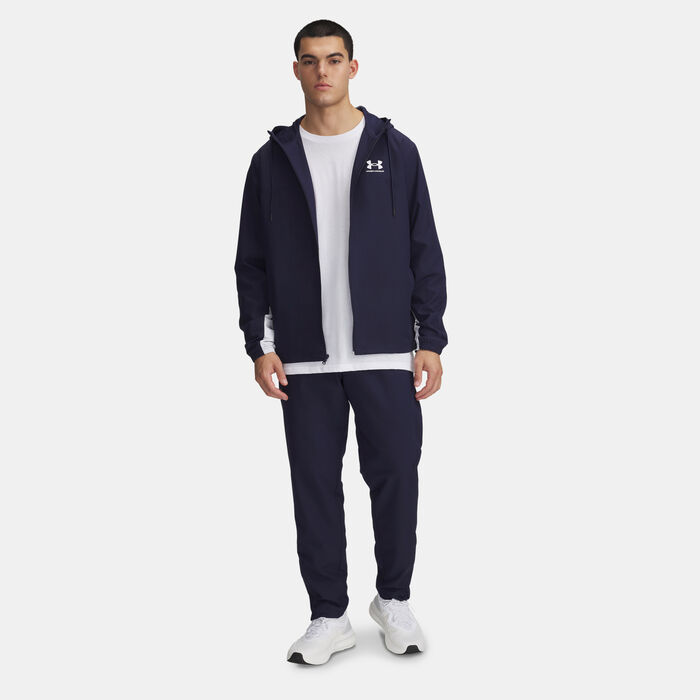 Under Armour Men's Rival Woven Windbreaker Pants Blue Under Armour Men's Rival Woven Windbreaker Pants Blue image number 2