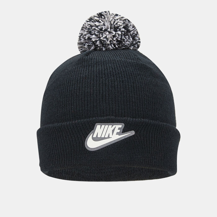 Nike Kids' Pom Beanie Black Nike Kids' Pom Beanie Black image number 2