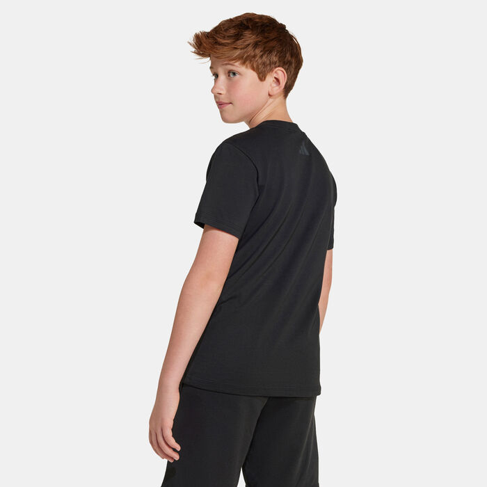 adidas Kids' x Smileyworld Graphics T-Shirt Black adidas Kids' x Smileyworld Graphics T-Shirt Black image number 1