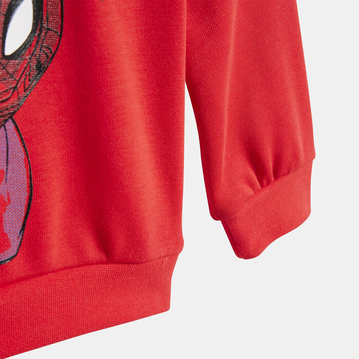 adidas Kids' Marvel Spider-Man Sweatshirt and Joggers Set Red adidas Kids' Marvel Spider-Man Sweatshirt and Joggers Set Red image number 2
