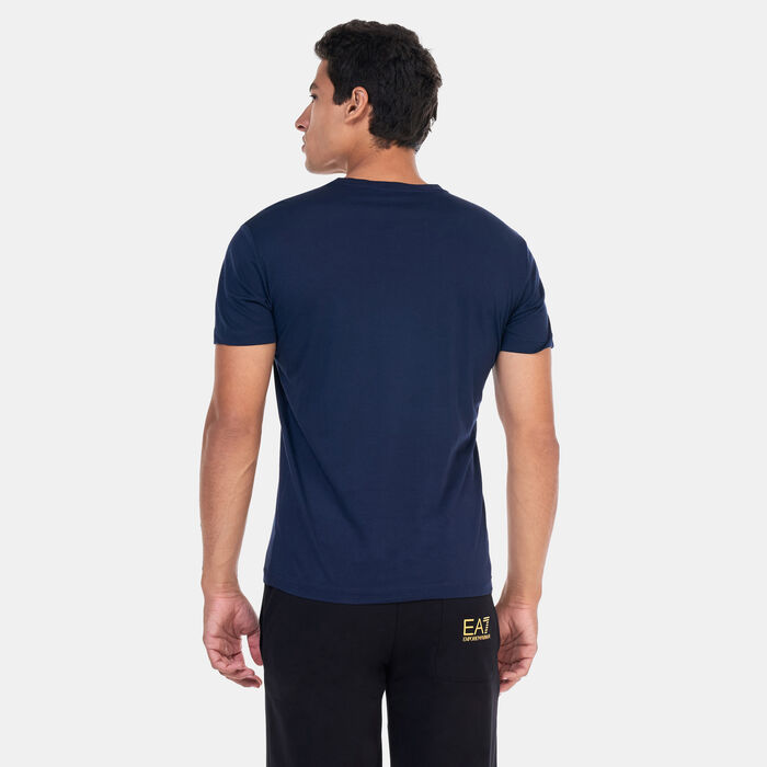 EA7 Emporio Armani Men's Lux Identity T-Shirt Grey EA7 Emporio Armani Men's Lux Identity T-Shirt Grey image number 1