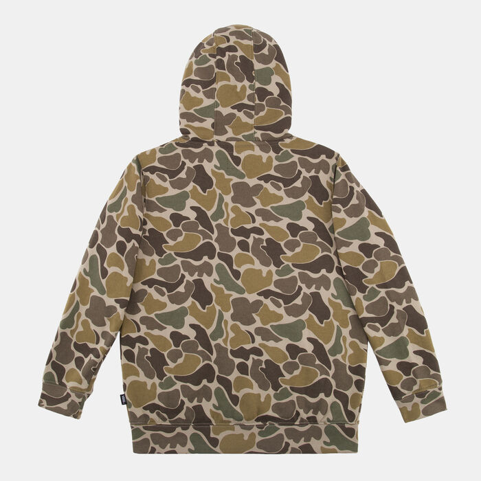 Vans Kids' Half Box Camo Pullover Hoodie Black image number 1
