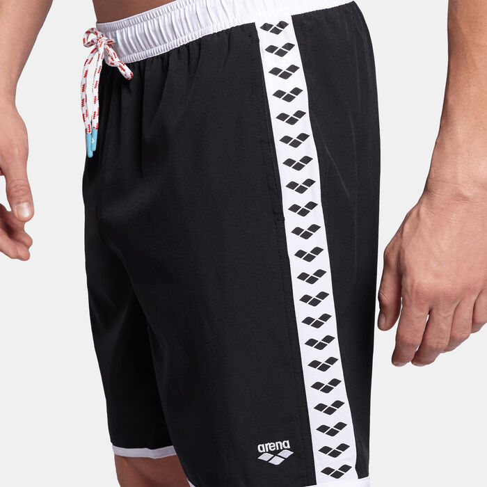 Arena Men's Team Stripe Bermuda Swimming Shorts Black Arena Men's Team Stripe Bermuda Swimming Shorts Black image number 3