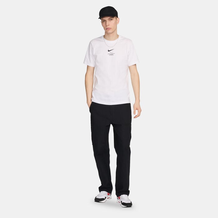 Nike Men's Sportswear Big Swoosh T-Shirt White Nike Men's Sportswear Big Swoosh T-Shirt White image number 2