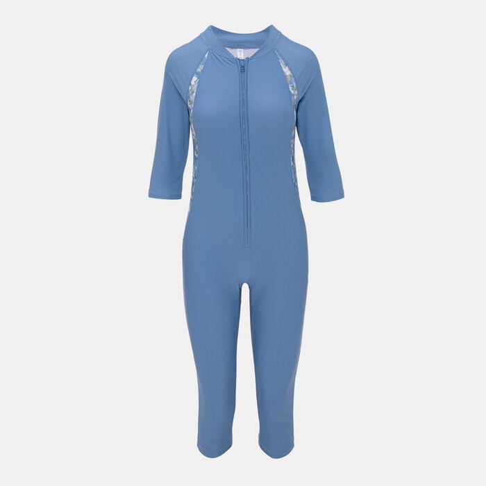 COEGA Womens SlimKini 3/4 Swimsuit Blue COEGA Womens SlimKini 3/4 Swimsuit Blue image number 0