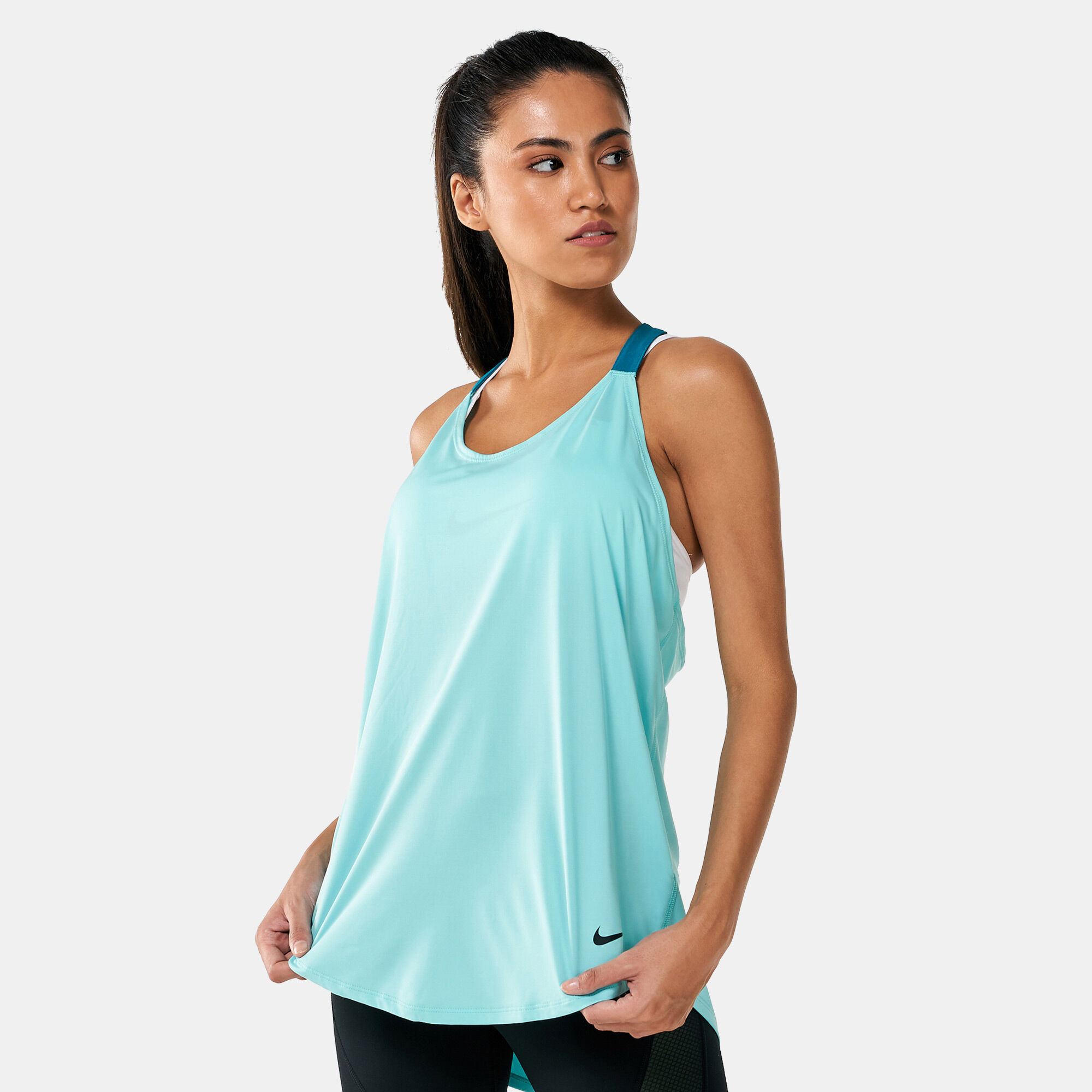 Buy Nike Women s Breathe Elastika Tank Top Blue in KSA SSS