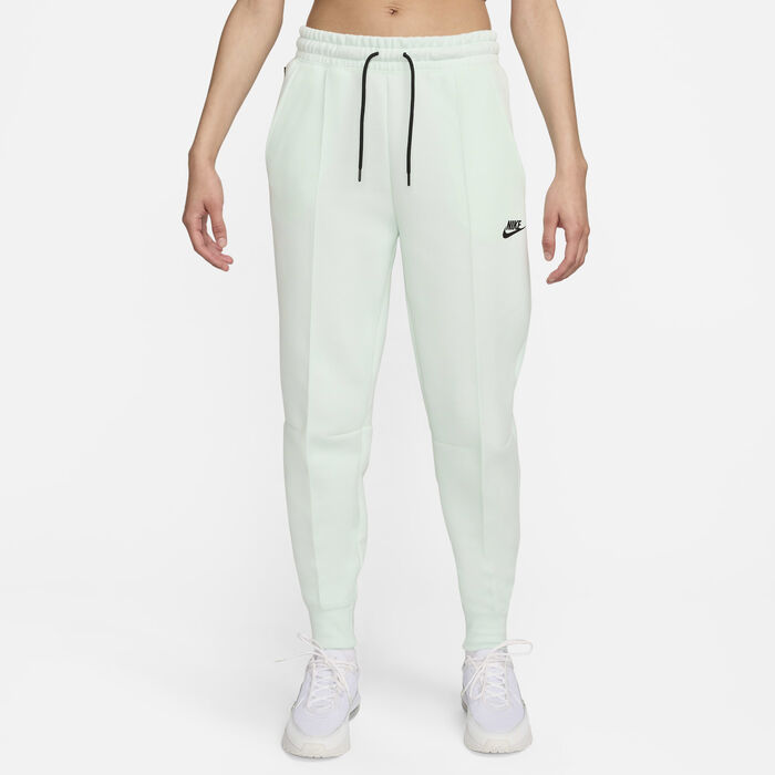Nike Women's Sportswear Tech Fleece Mid-Rise Joggers Green Nike Women's Sportswear Tech Fleece Mid-Rise Joggers Green image number 0