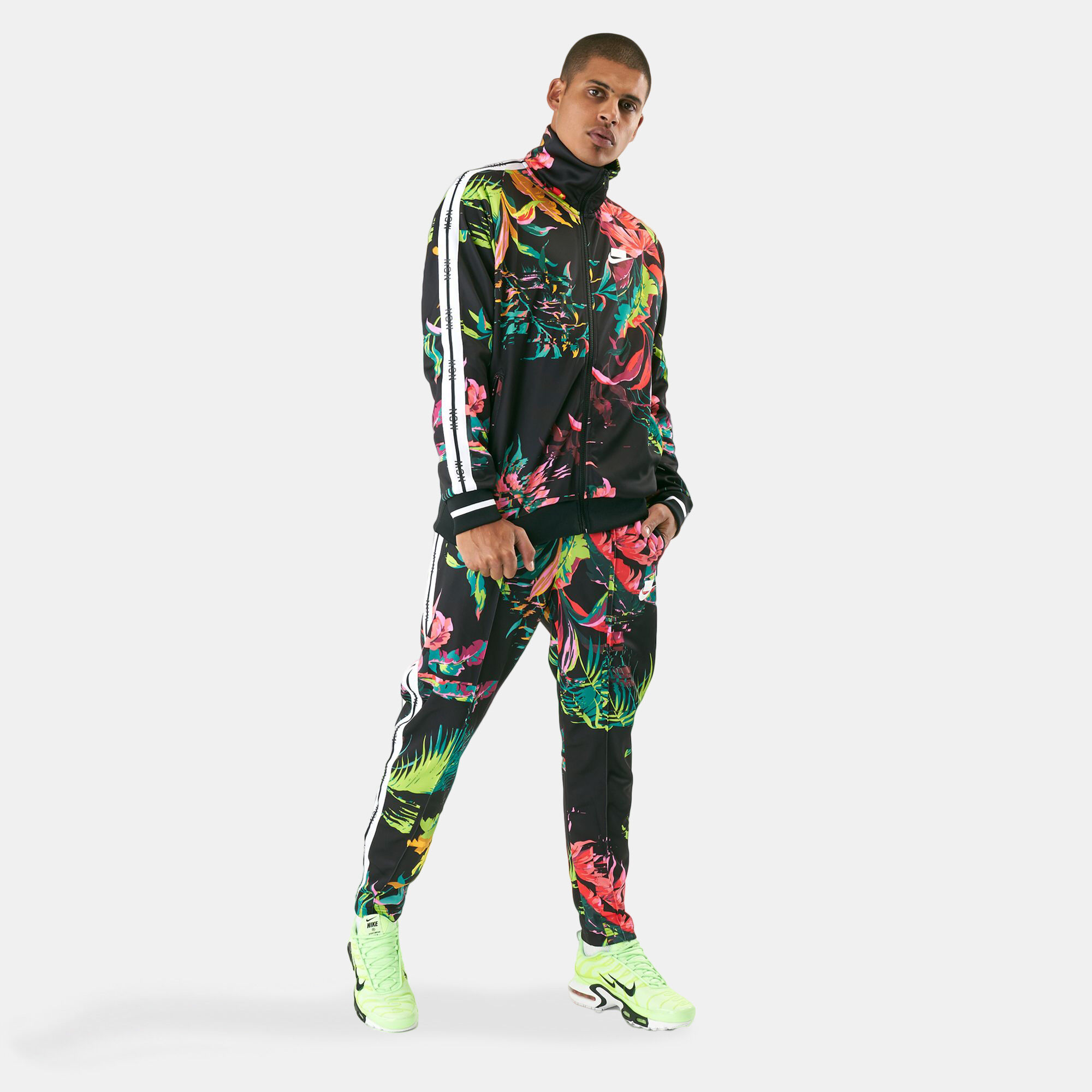 Nike mens floral tracksuit new arrivals