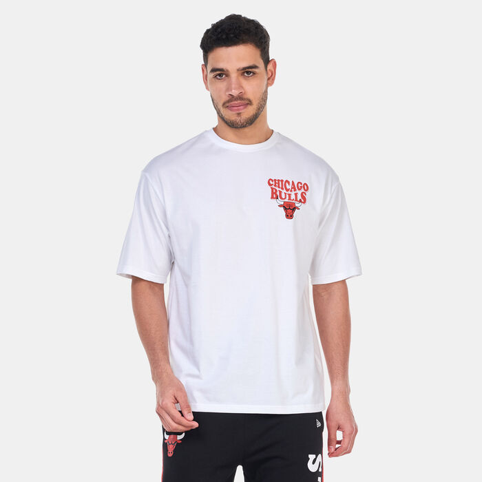 New Era Men's NBA Chicago Bulls Script T-Shirt White New Era Men's NBA Chicago Bulls Script T-Shirt White image number 0