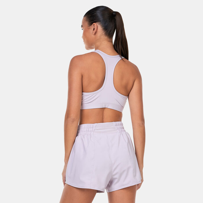 Nike Women's Dri-FIT Swoosh Medium-Support Training Sports Bra Grey Nike Women's Dri-FIT Swoosh Medium-Support Training Sports Bra Grey image number 1