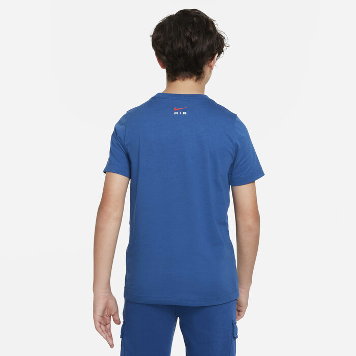 Nike Kids' Air T-Shirt Blue Nike Kids' Air T-Shirt Blue image number 1