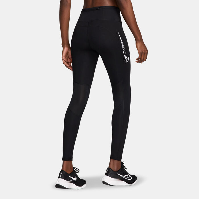 Nike Women's Fast 7/8 Running Leggings Black image number 1