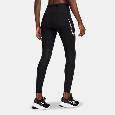 Nike Women's Fast 7/8 Running Leggings Black Nike Women's Fast 7/8 Running Leggings Black