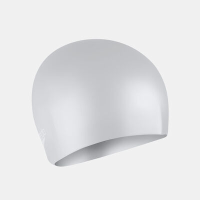 Speedo Long Hair Swimming Cap Silver