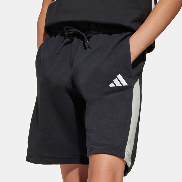 adidas Kids' Colourblock Shorts Black adidas Kids' Colourblock Shorts Black image number 3