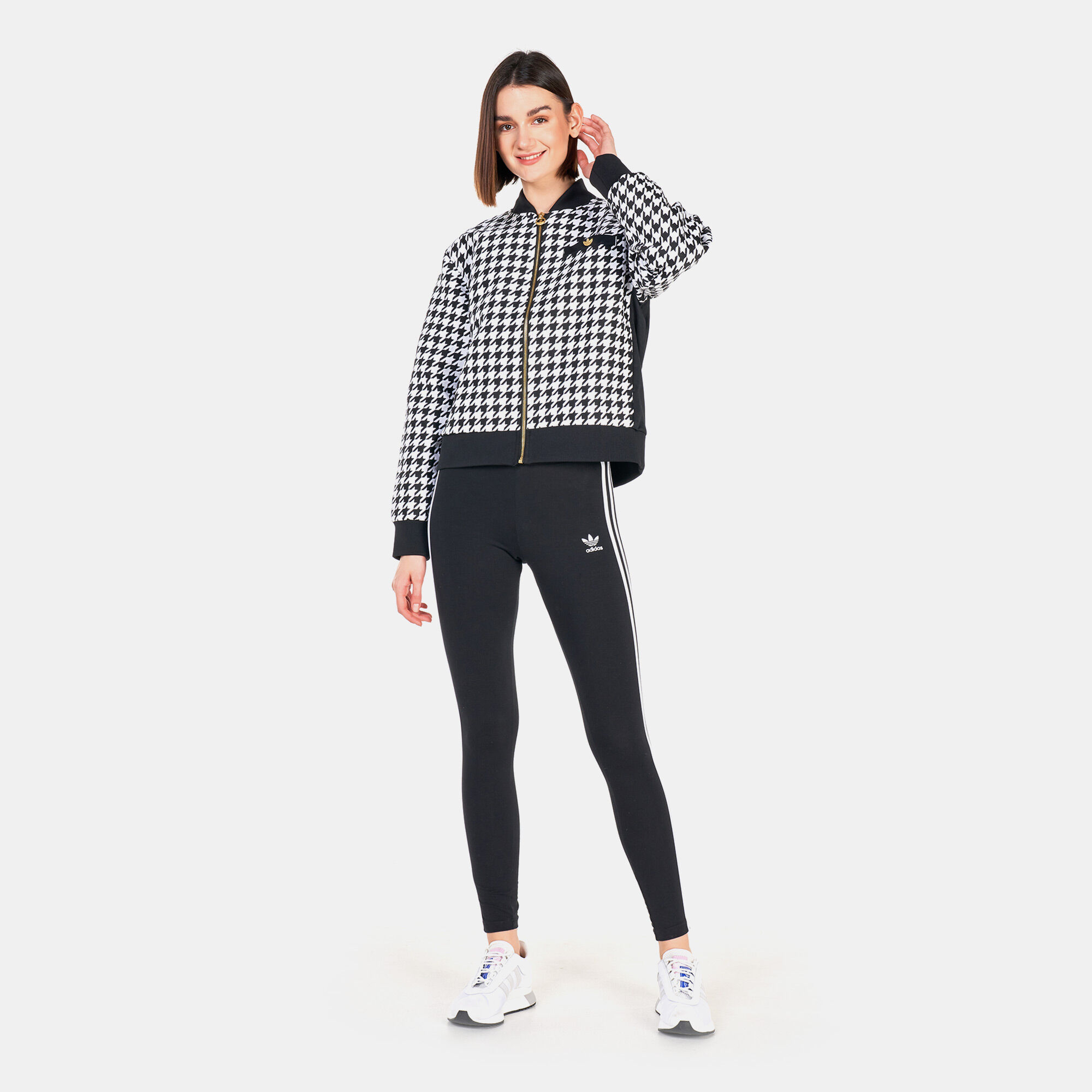 Adidas hotsell houndstooth jacket