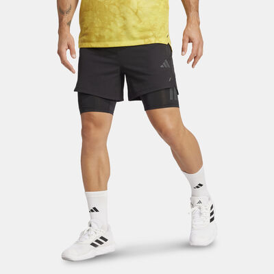 adidas Men's Power 2-In-1 Training Shorts Black