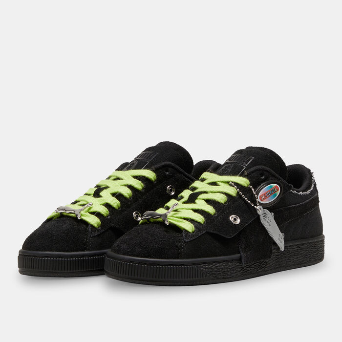 PUMA Women's x X-GIRL Suede Shoes Black PUMA Women's x X-GIRL Suede Shoes Black image number 1