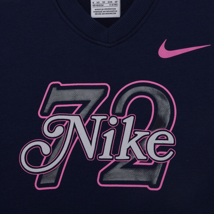 Nike Kids' Varsity Prep Sweatshirt Blue Nike Kids' Varsity Prep Sweatshirt Blue image number 2