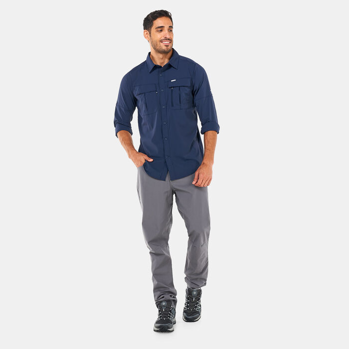 Columbia Men's Newton Ridge™ II Long Sleeve Shirt Blue Columbia Men's Newton Ridge™ II Long Sleeve Shirt Blue image number 2