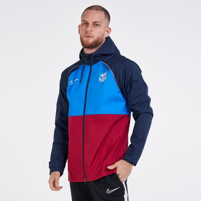 Nike Men's F.C. Barcelona AWF Football Jacket Nike Men's F.C. Barcelona AWF Football Jacket image number 0